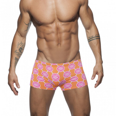 Νέο μοντέλο ανδρικό χρωματιστό μαγιό με κορδόνια και απλικέ