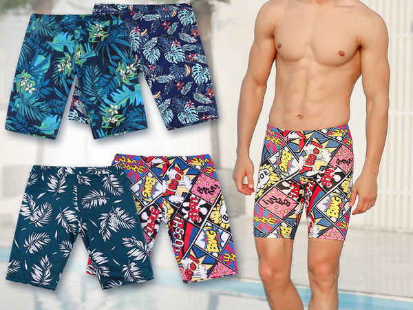 Uus mudel värvitrükiga meeste ujumisriided