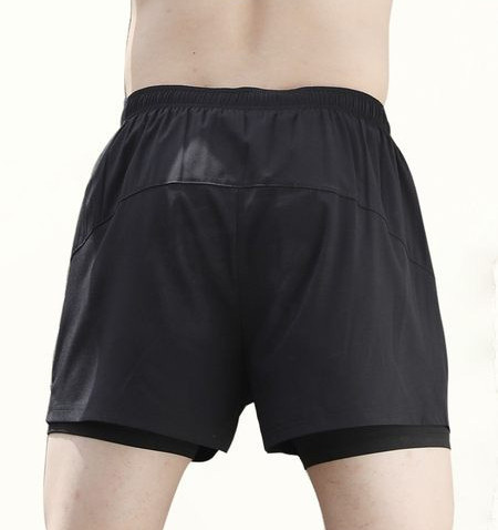 Meeste lühikesed lipsude ja lukuga taskutega rannapüksid