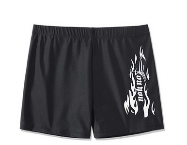 Μοντέρνα ανδρικά μαγιό με απλικέ με κορδόνια