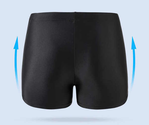 Meeste liibuv ujumistrikood kiiresti kuivavast kangast tekstiga