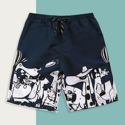 Meeste lühikesed püksid elastse vöökohaga - mitut värvi