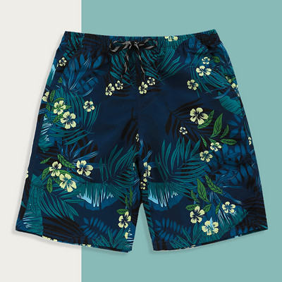 Meeste lühikesed püksid elastse vöökohaga - mitut värvi