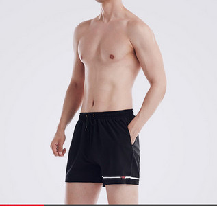 Kahes värvitoonis lipsudega meeste ujumispüksid