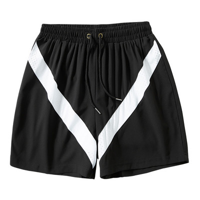 Meeste mustad lühikesed püksid lipsudega