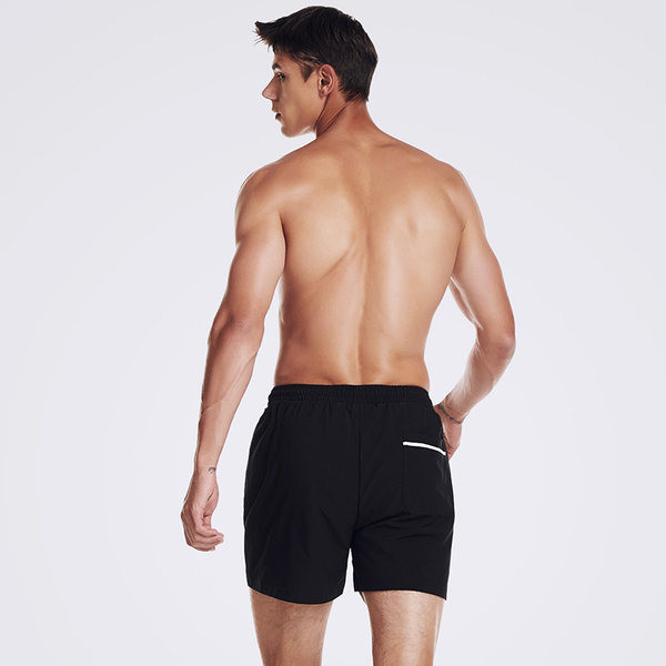 Meeste mustad lühikesed püksid lipsudega