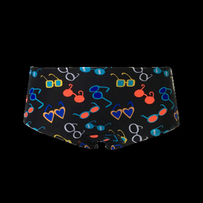 Värvilise mustriga meeste ujumistrikoo