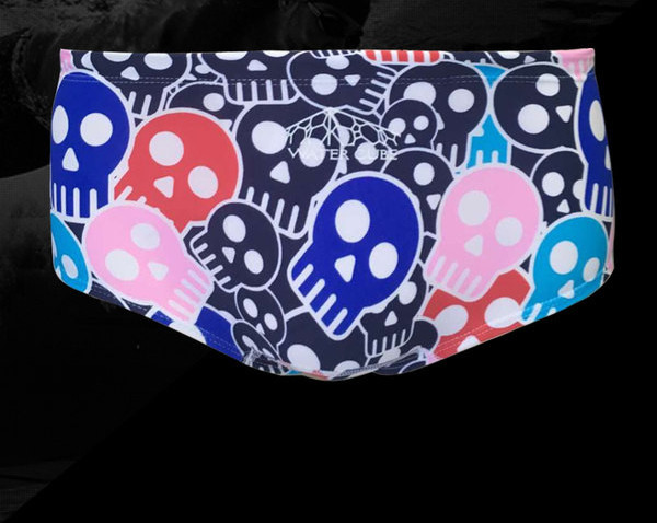 Värvilise mustriga meeste ujumistrikoo