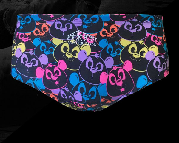 Värvilise mustriga meeste ujumistrikoo