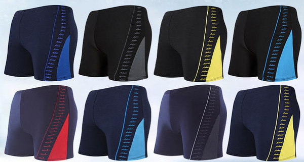 Meeste bokseri ujumistrikoo mitmes värvitoonis