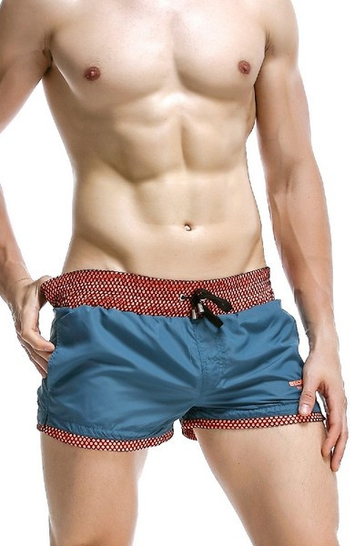 Lühikesed lipsudega ujumispüksid meestele