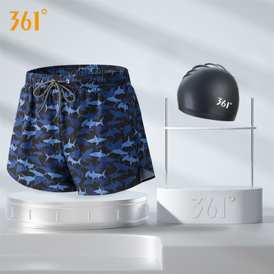 Férfi strandnadrág rátéttel és nyakkendővel