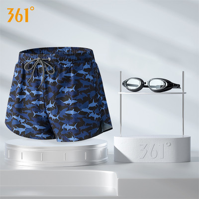 Férfi strandnadrág rátéttel és nyakkendővel