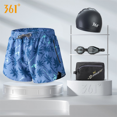 Férfi strandnadrág rátéttel és nyakkendővel