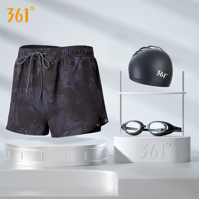 Férfi strandnadrág rátéttel és nyakkendővel