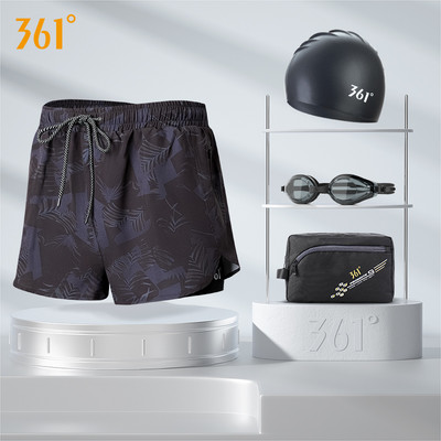 Férfi strandnadrág rátéttel és nyakkendővel