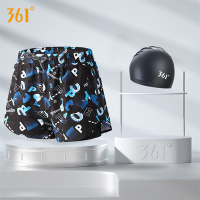 Férfi strandnadrág rátéttel és nyakkendővel