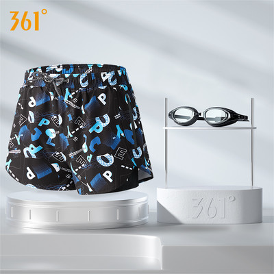 Férfi strandnadrág rátéttel és nyakkendővel