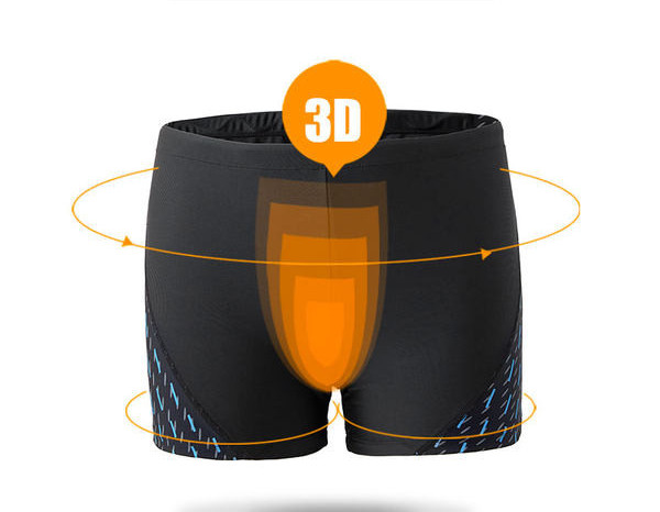 Kiiresti kuivavast kangast meeste ujumisriided - boxer tüüpi