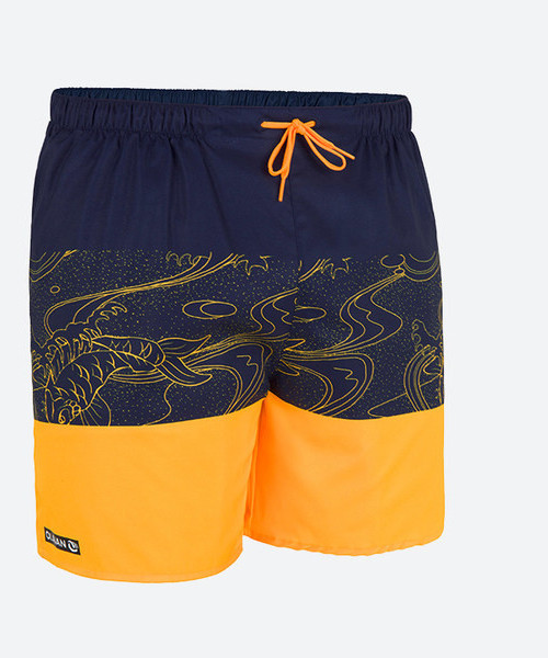 Férfi fürdőruha rövidnadrág nyakkendővel