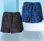 Férfi fürdőruha nyakkendővel és rugalmas derékkal - három színben