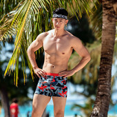 Kiiresti kuivavast kangast värviline meeste ujumistrikoo uus mudel