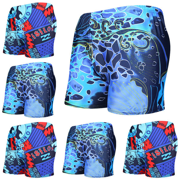 Värviline meeste ujumistrikoo tüüpi bokser