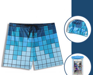 Vyriški maudymosi kostiumėliai iš greitai džiūstančio audinio su kaklaraiščiais