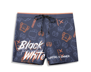 Vyriški maudymosi kostiumėliai iš greitai džiūstančio audinio su kaklaraiščiais