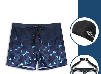 Vyriški maudymosi kostiumėliai iš greitai džiūstančio audinio su kaklaraiščiais