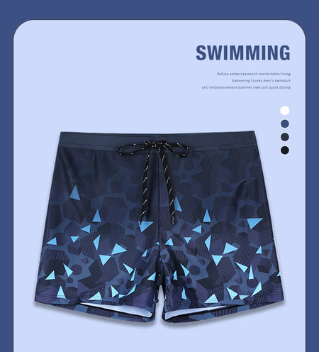 Vyriški maudymosi kostiumėliai iš greitai džiūstančio audinio su kaklaraiščiais