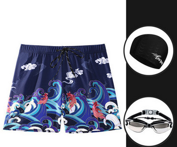 Úszónadrág férfi guggolásgátló professzionális fürdőruha férfi nagy méretű ötpontos úszónadrág ruha speed száraz buborékos hőforrás felszerelés