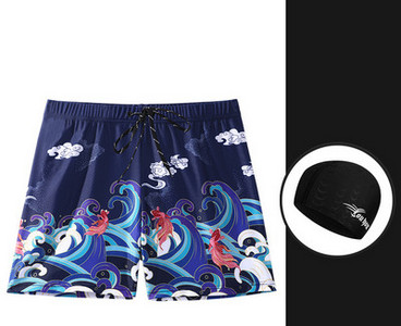 Úszónadrág férfi guggolásgátló professzionális fürdőruha férfi nagy méretű ötpontos úszónadrág ruha speed száraz buborékos hőforrás felszerelés