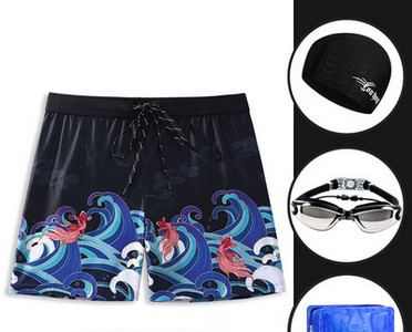 Úszónadrág férfi guggolásgátló professzionális fürdőruha férfi nagy méretű ötpontos úszónadrág ruha speed száraz buborékos hőforrás felszerelés