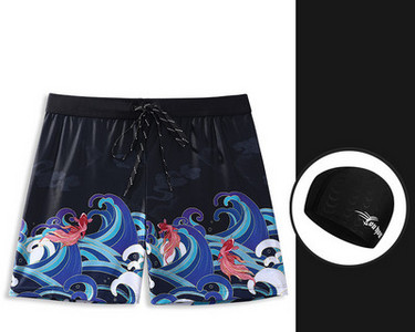 Úszónadrág férfi guggolásgátló professzionális fürdőruha férfi nagy méretű ötpontos úszónadrág ruha speed száraz buborékos hőforrás felszerelés