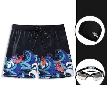 Úszónadrág férfi guggolásgátló professzionális fürdőruha férfi nagy méretű ötpontos úszónadrág ruha speed száraz buborékos hőforrás felszerelés