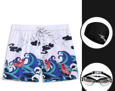 Úszónadrág férfi guggolásgátló professzionális fürdőruha férfi nagy méretű ötpontos úszónadrág ruha speed száraz buborékos hőforrás felszerelés