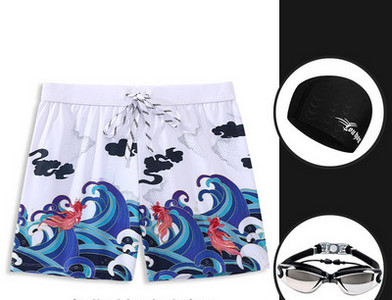 Úszónadrág férfi guggolásgátló professzionális fürdőruha férfi nagy méretű ötpontos úszónadrág ruha speed száraz buborékos hőforrás felszerelés