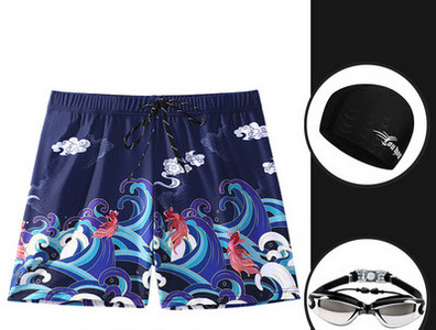 Úszónadrág férfi guggolásgátló professzionális fürdőruha férfi nagy méretű ötpontos úszónadrág ruha speed száraz buborékos hőforrás felszerelés