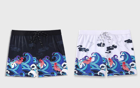 Úszónadrág férfi guggolásgátló professzionális fürdőruha férfi nagy méretű ötpontos úszónadrág ruha speed száraz buborékos hőforrás felszerelés