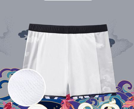 Úszónadrág férfi guggolásgátló professzionális fürdőruha férfi nagy méretű ötpontos úszónadrág ruha speed száraz buborékos hőforrás felszerelés