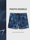 Värvilise mustriga rannabokserid