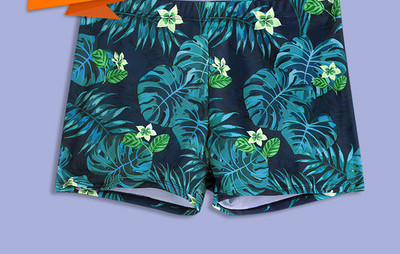 Πολύχρωμο ανδρικό σορτς με κορδόνια