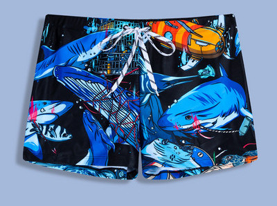 Πολύχρωμο ανδρικό σορτς με κορδόνια