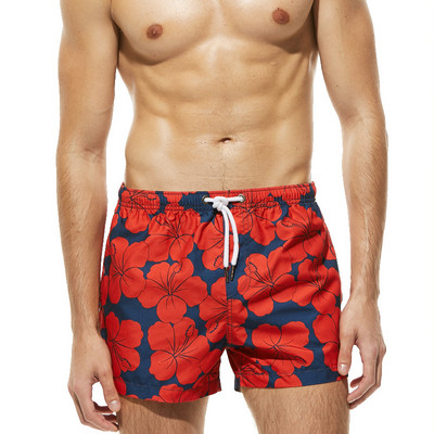 Lühikesed lillemustriga ujumispüksid