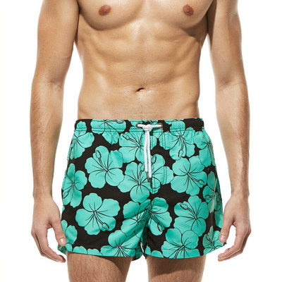 Lühikesed lillemustriga ujumispüksid