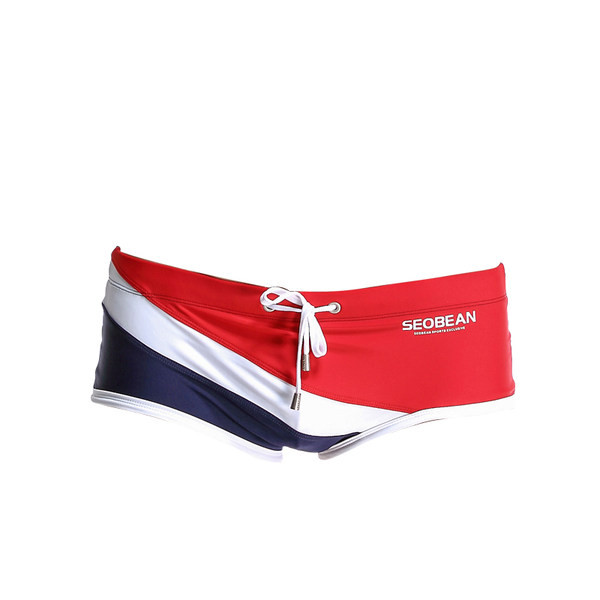 Új modell férfi fürdőruha alacsony derékkal és felirattal