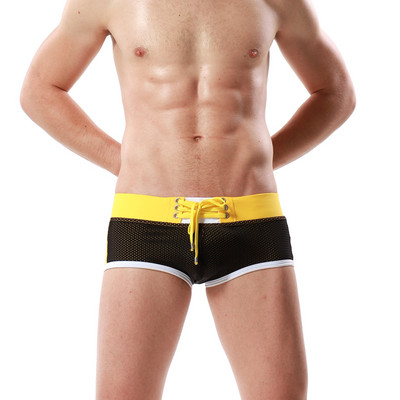 Új modell férfi strand fürdőruha nyakkendővel