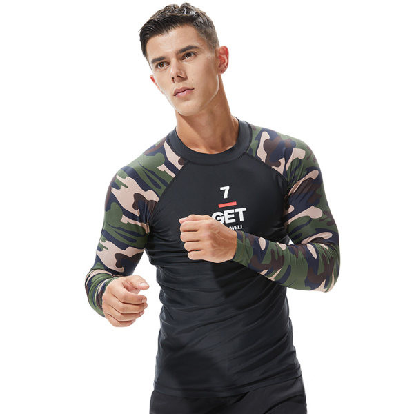 Kahes värvitoonis ujumiseks sobiv meeste pluus