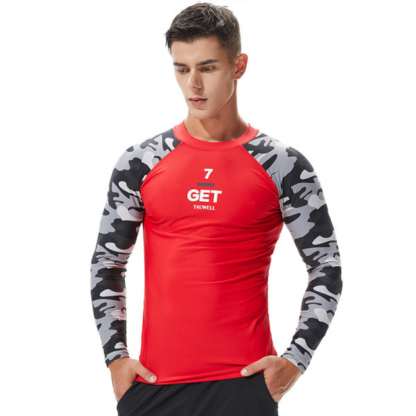 Kahes värvitoonis ujumiseks sobiv meeste pluus